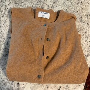 Old Navy Light Brown Knit Sweater 2X